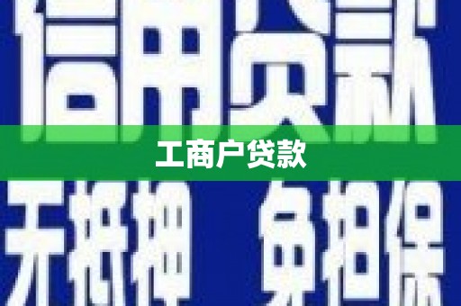 六安工商户贷款