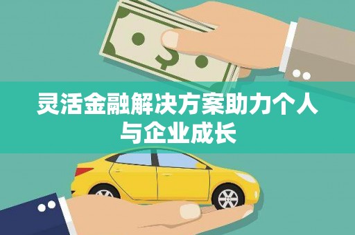 六安灵活金融解决方案助力个人与企业成长
