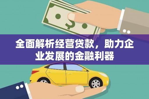 六安全面解析经营贷款，助力企业发展的金融利器