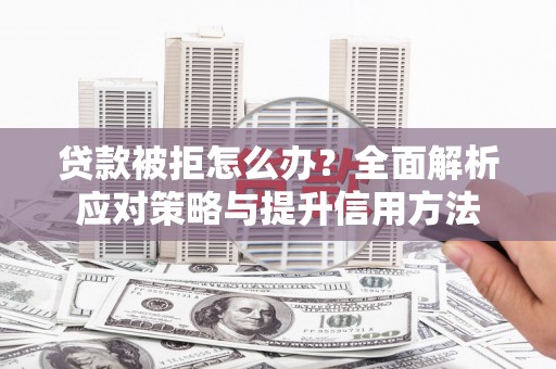 六安贷款被拒怎么办？全面解析应对策略与提升信用方法