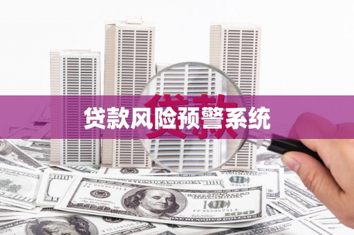 六安贷款风险预警系统