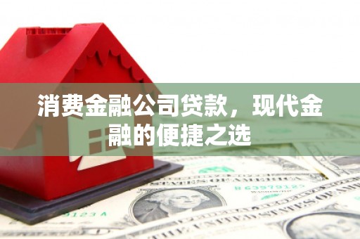 六安消费金融公司贷款，现代金融的便捷之选
