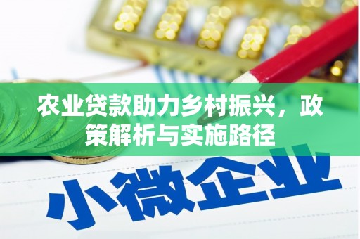 六安农业贷款助力乡村振兴，政策解析与实施路径
