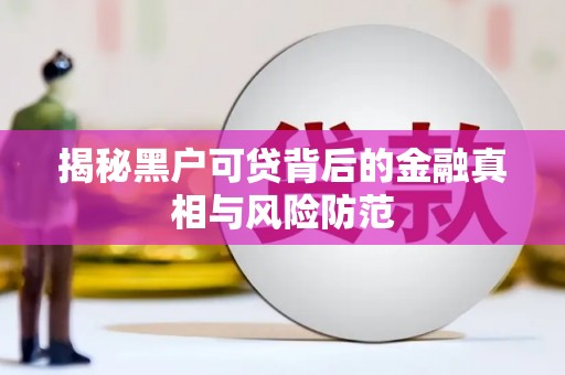 六安揭秘黑户可贷背后的金融真相与风险防范