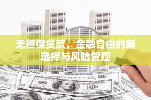 六安无担保贷款，金融自由的新选择与风险管控