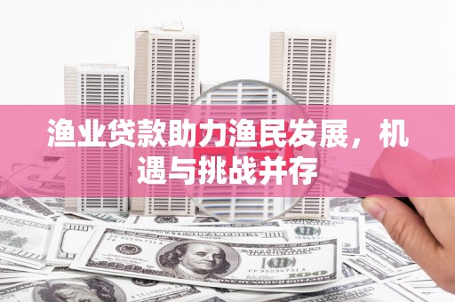 六安渔业贷款助力渔民发展，机遇与挑战并存