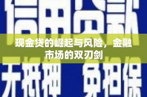 六安现金贷的崛起与风险，金融市场的双刃剑