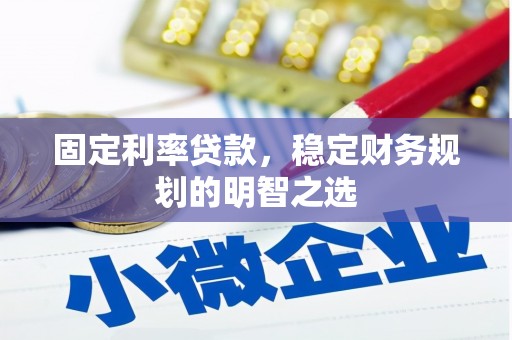 六安固定利率贷款，稳定财务规划的明智之选