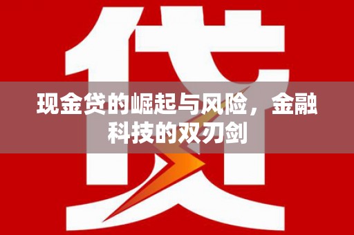 六安现金贷的崛起与风险，金融科技的双刃剑
