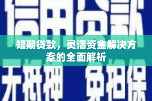 六安短期贷款，灵活资金解决方案的全面解析
