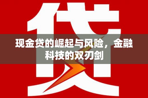 六安现金贷的崛起与风险，金融科技的双刃剑