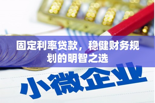 六安固定利率贷款，稳健财务规划的明智之选