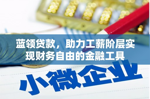 六安蓝领贷款，助力工薪阶层实现财务自由的金融工具