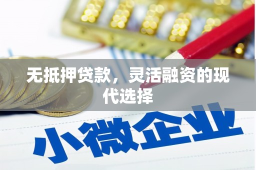 六安无抵押贷款，灵活融资的现代选择