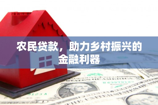 六安农民贷款，助力乡村振兴的金融利器