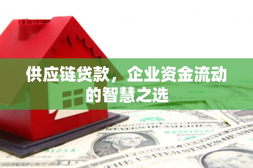六安供应链贷款，企业资金流动的智慧之选
