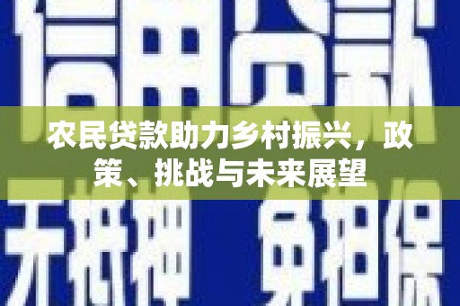六安农民贷款助力乡村振兴，政策、挑战与未来展望