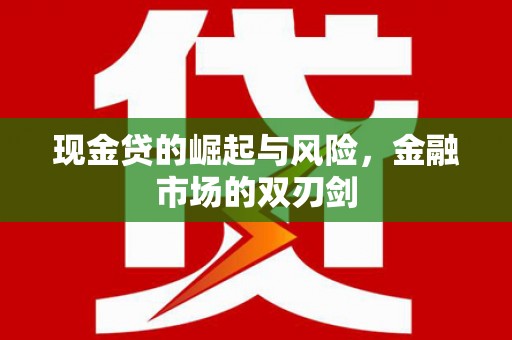 六安现金贷的崛起与风险，金融市场的双刃剑
