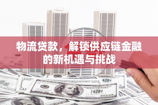 六安物流贷款，解锁供应链金融的新机遇与挑战