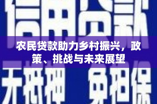 六安农民贷款助力乡村振兴，政策、挑战与未来展望
