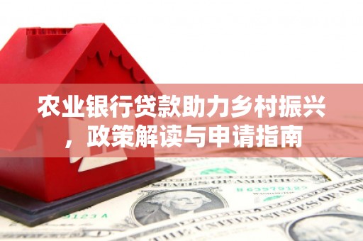 六安农业银行贷款助力乡村振兴，政策解读与申请指南