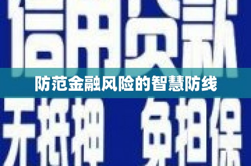 六安防范金融风险的智慧防线