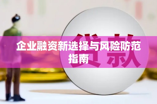 六安企业融资新选择与风险防范指南
