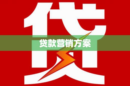 六安贷款营销方案