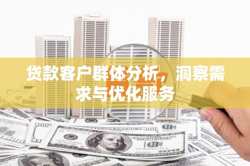 六安贷款客户群体分析，洞察需求与优化服务